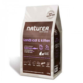 Naturea Cat & Kitten - храна за котки без зърнени култури с пиле, риба и заек